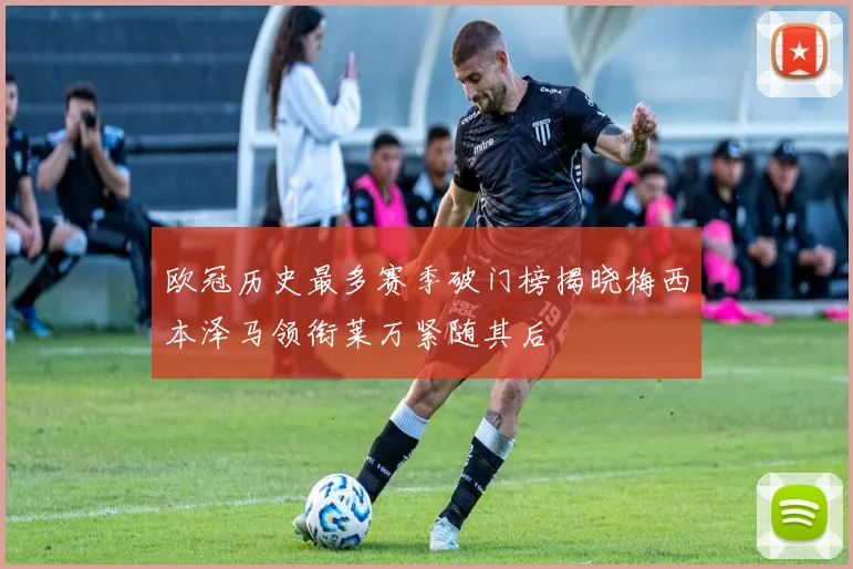 欧冠历史最多赛季破门榜揭晓梅西本泽马领衔莱万紧随其后